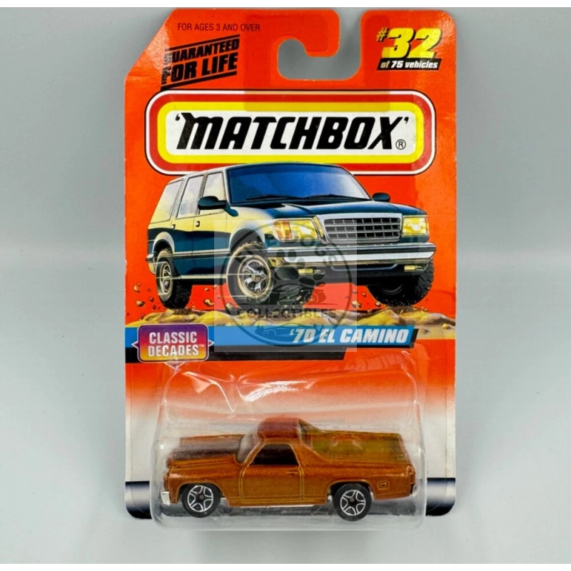 matchbox '70 el camino classic decades series