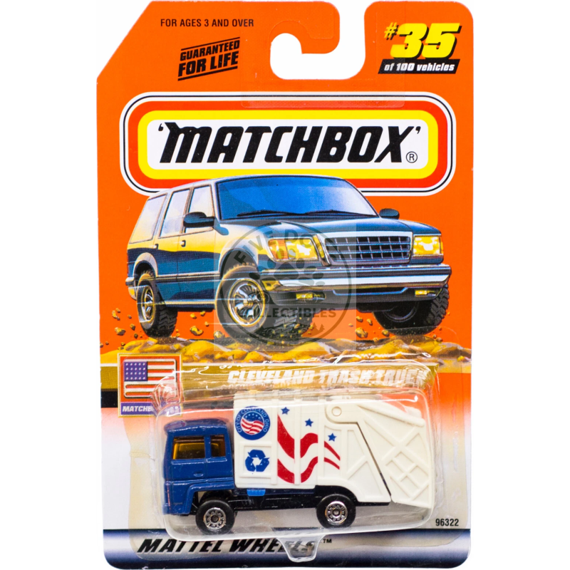 matchbox cleveland trash truck