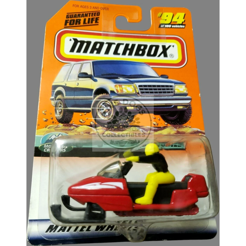 matchbox snowmobile mountain cruisers series