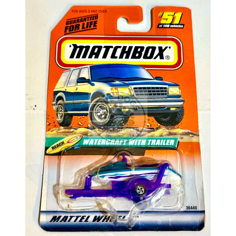 matchbox watercraft with trailer beach series