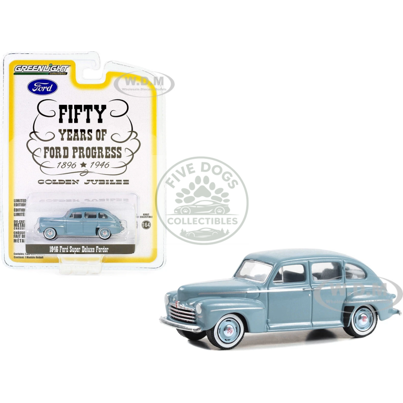 greenlight 1946 ford super deluxe fordor fifty years of progress edition