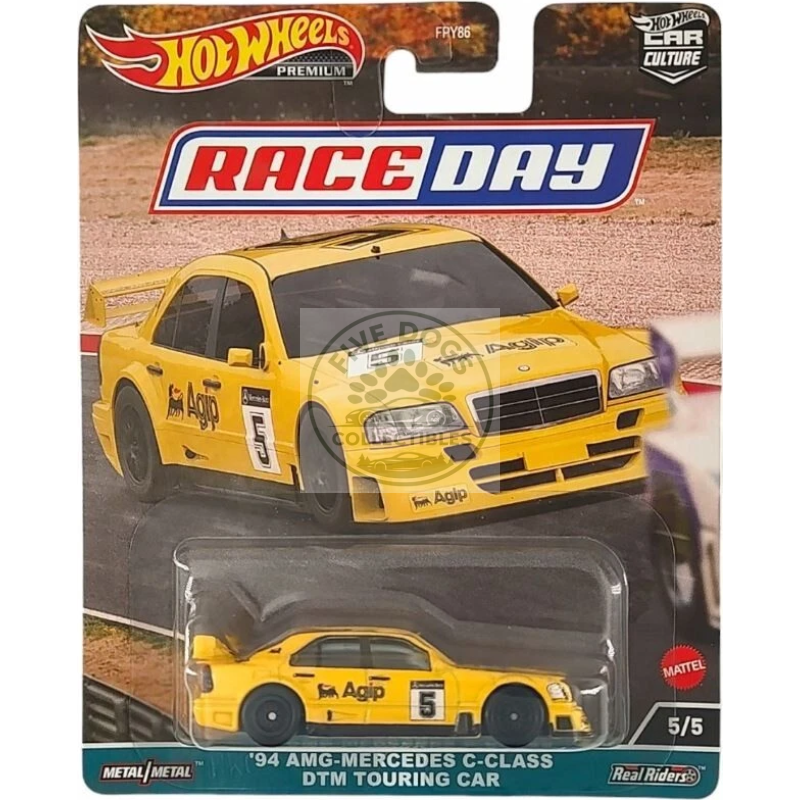 hot wheels premium '94 amg mercedes c class dtm touring car race day series