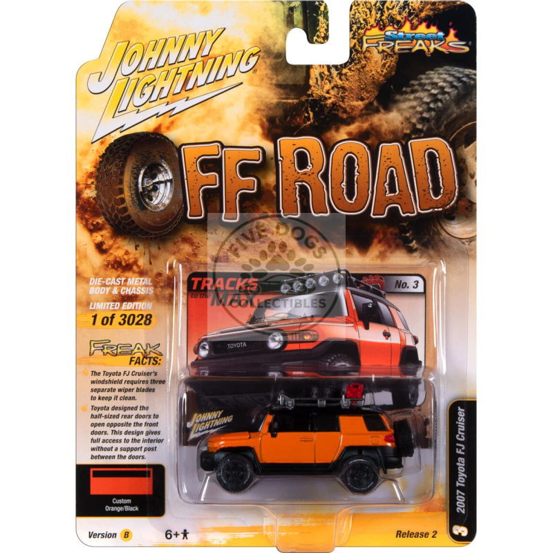 johnny lightning street freaks offroad 2007 toyota fj cruiser