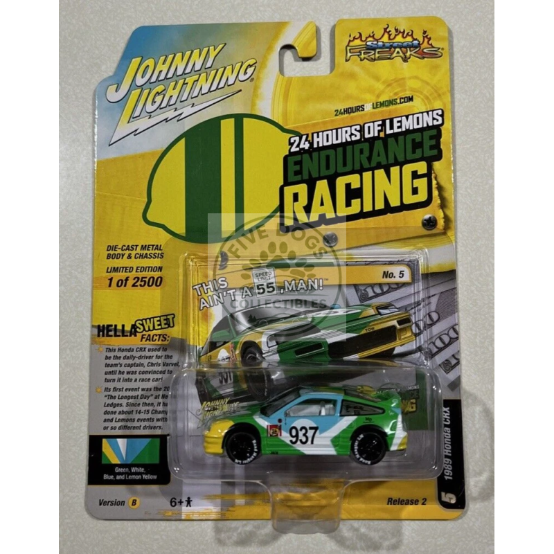 johnny lightning street freaks 24 hours of lemons 1989 honda crx