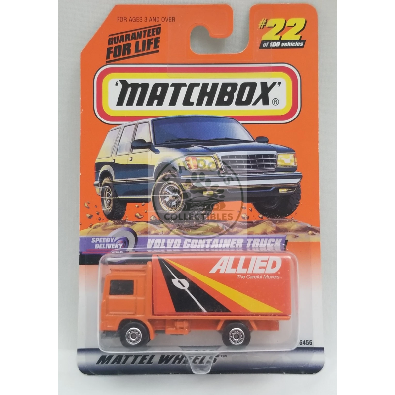 matchbox volvo container truck speedy delivery series