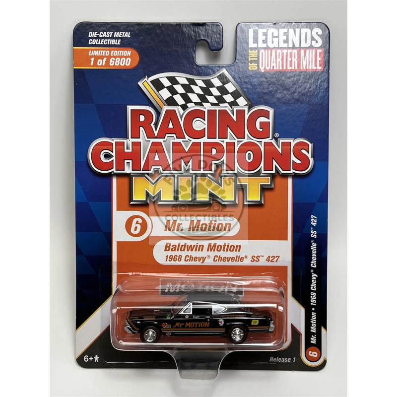 racing champions mint legends of the quarter mile mr. motion baldwin motion 1968 chevy chevelle ss 427