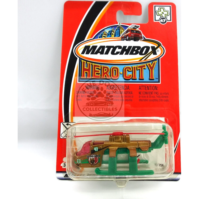 97756 1718 matchbox air lift helicopter hero city series