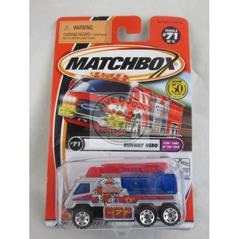 matchbox runway hero kids' car of the year series
