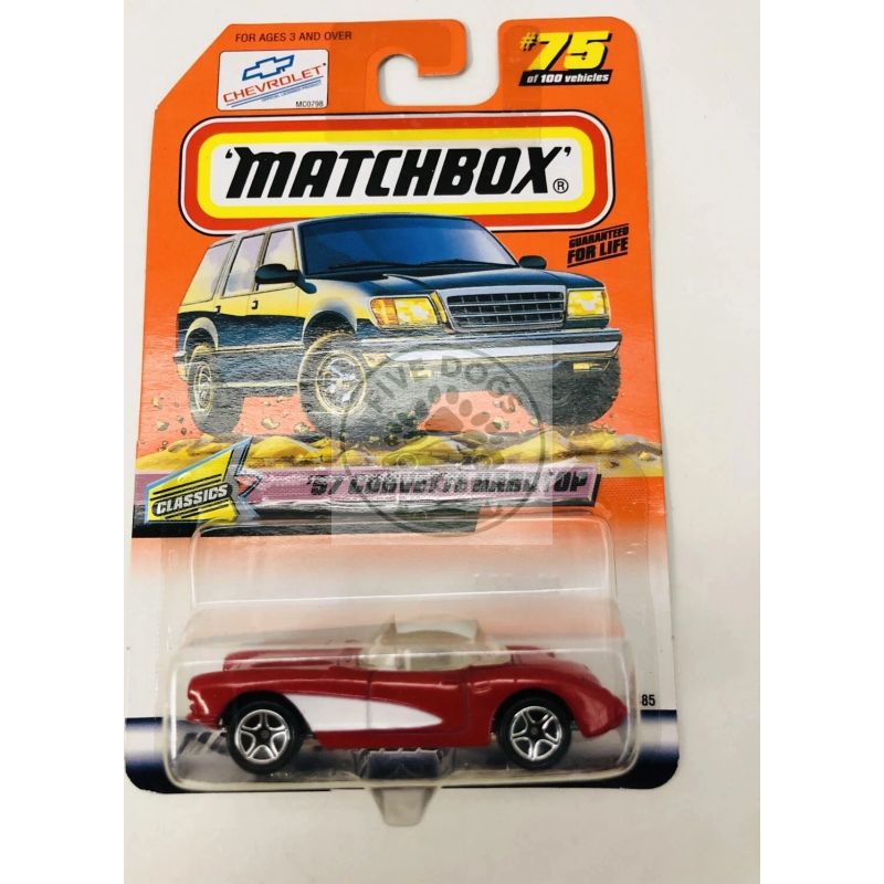 matchbox '57 corvette hardtop