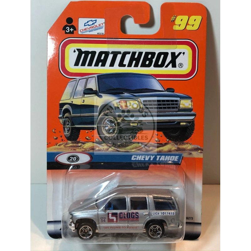 matchbox chevy tahoe clogs expert plumbing