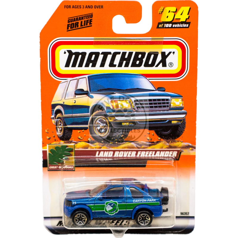 matchbox land rover freelander great outdoors series