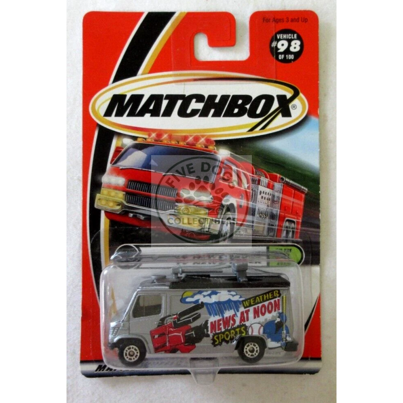 matchbox tv news truck on the road again series