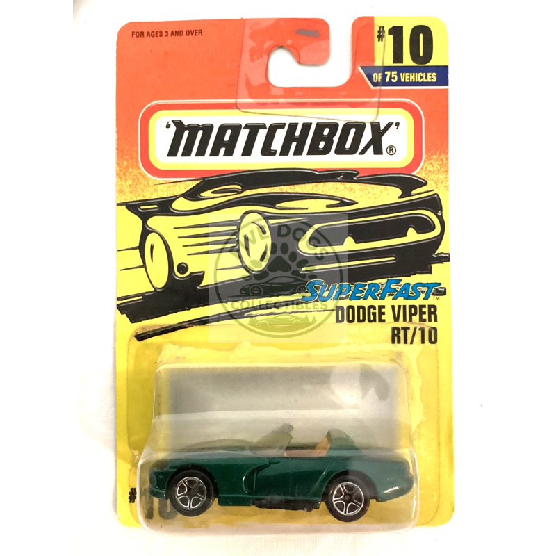 matchbox superfast dodge viper r/t 10