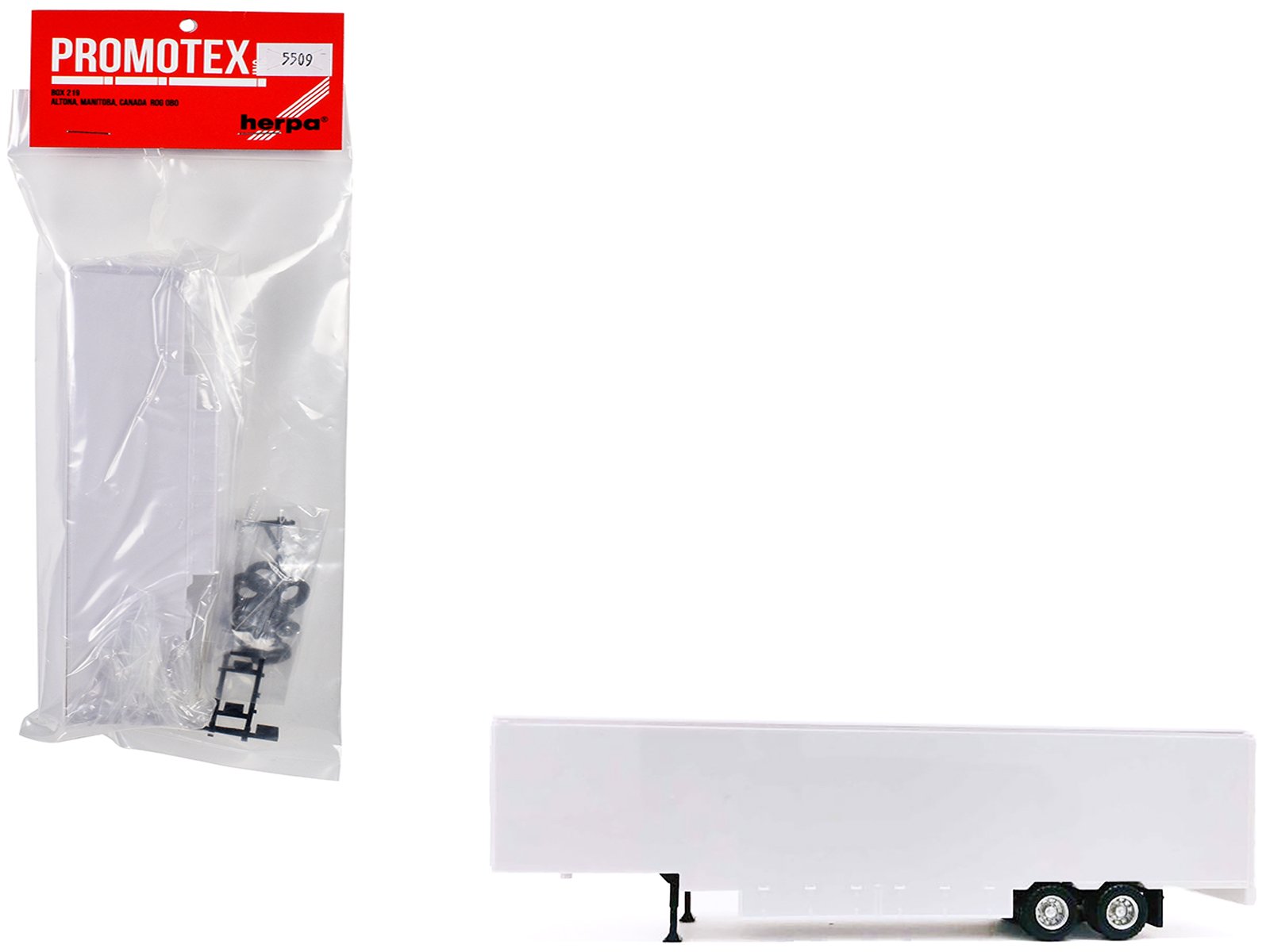 48ft moving van trailer light gray 1/87 (ho) plastic model by promotex 48ft moving van trailer light gray 1/87 (ho) plastic model by promotex