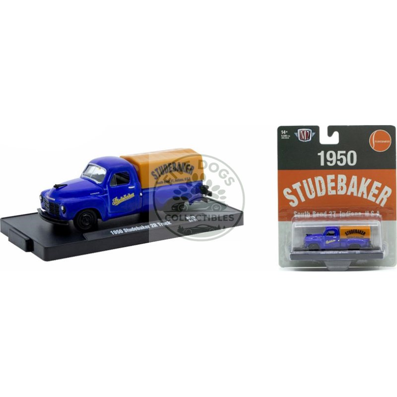 m2 machines 1950 studebaker 2r truck in blue auto drivers release 123