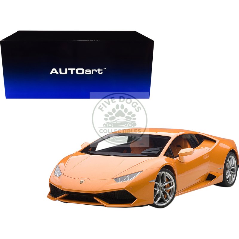 lamborghini huracan lp610 4 arancio borealis 4 layer/pearl metallic orange 1/12 model car by autoart