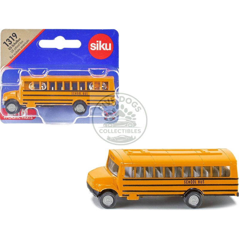 united states school bus yellow diecast model by siku