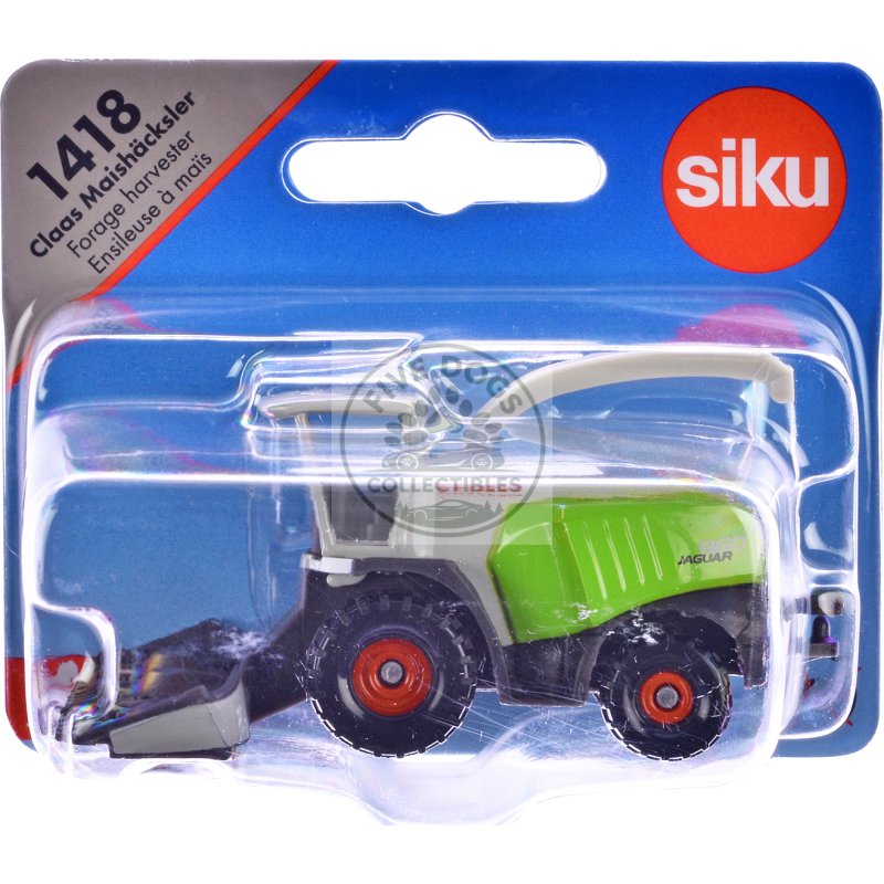 claas 960 jaguar forage harvester green and gray diecast model by siku