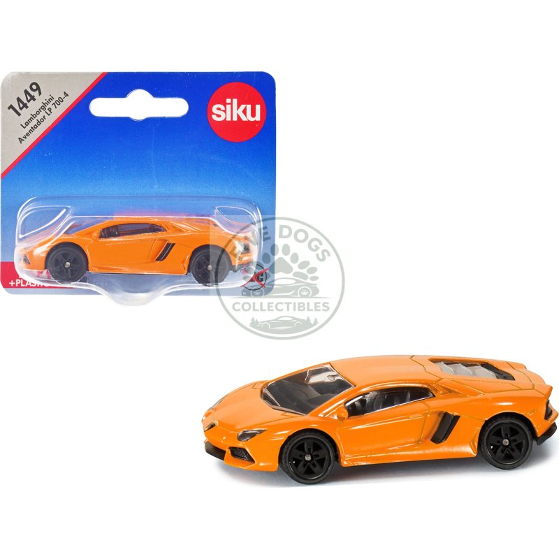 lamborghini aventador lp700 4 orange diecast model car by siku