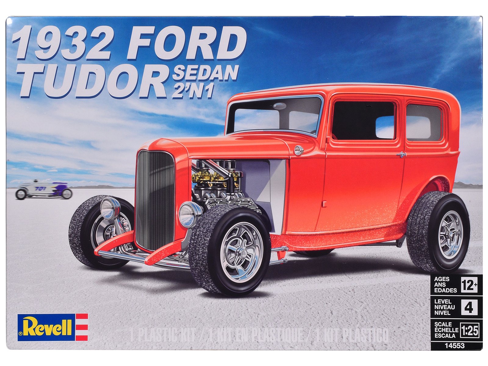 level 4 model kit 1932 ford tudor sedan 2 in 1 kit 1/25 scale model by revell level 4 model kit 1932 ford tudor sedan 2 in 1 kit 1/25 scale model by revell