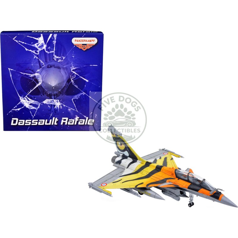 dassault rafale b fighter jet "ocean tiger" with missile accessories "panzerkampf wing" series 1/72 scale model by panzerkampf