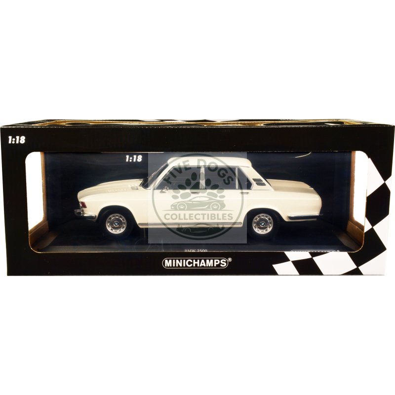 1968 bmw 2500 white limited edition to 504 pieces worldwide 1/18 diecast model car by minichamps