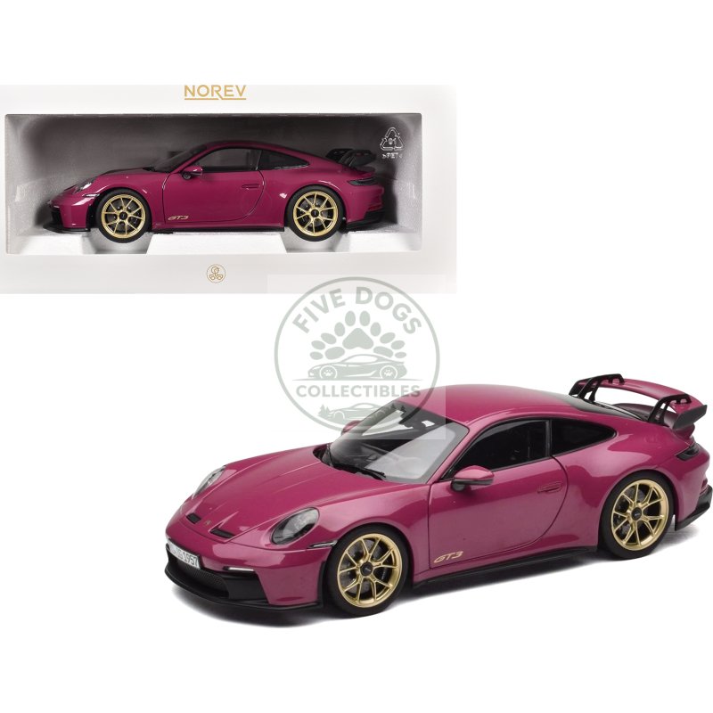 2021 porsche 911 gt3 ruby star neo 1/18 diecast model car by norev