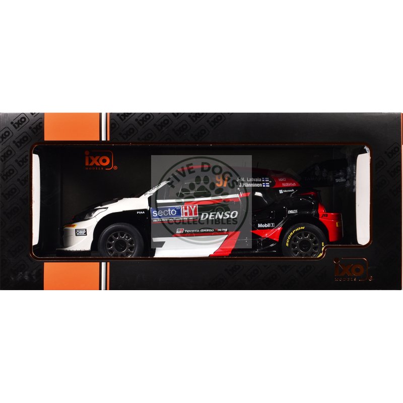 toyota gr yaris rally1 hybrid #97 jari matti latvala juho hanninen "rally finland" (2023) 1/18 diecast model car by ixo models