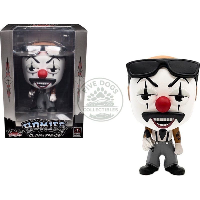 clown prince 4.5" figure "homies big headz" series 4 model by homies