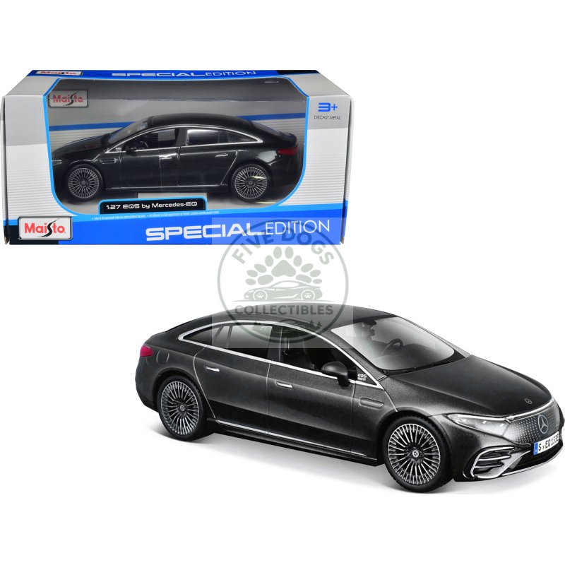 mercedes benz eqs gray metallic "special edition" series 1/27 diecast model car by maisto