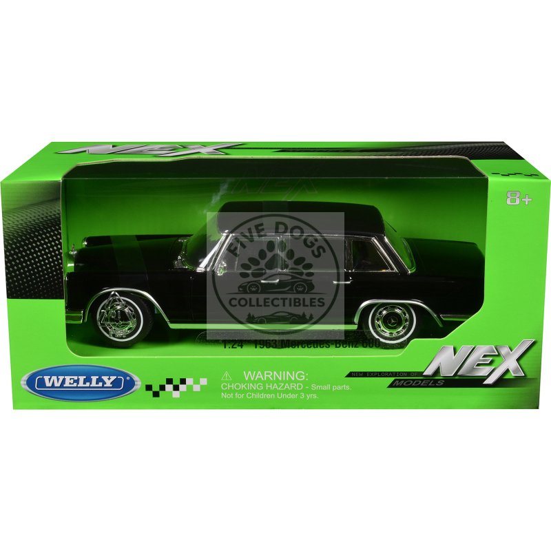 1963 mercedes benz 600 black "nex models" series 1/24 diecast model car by welly