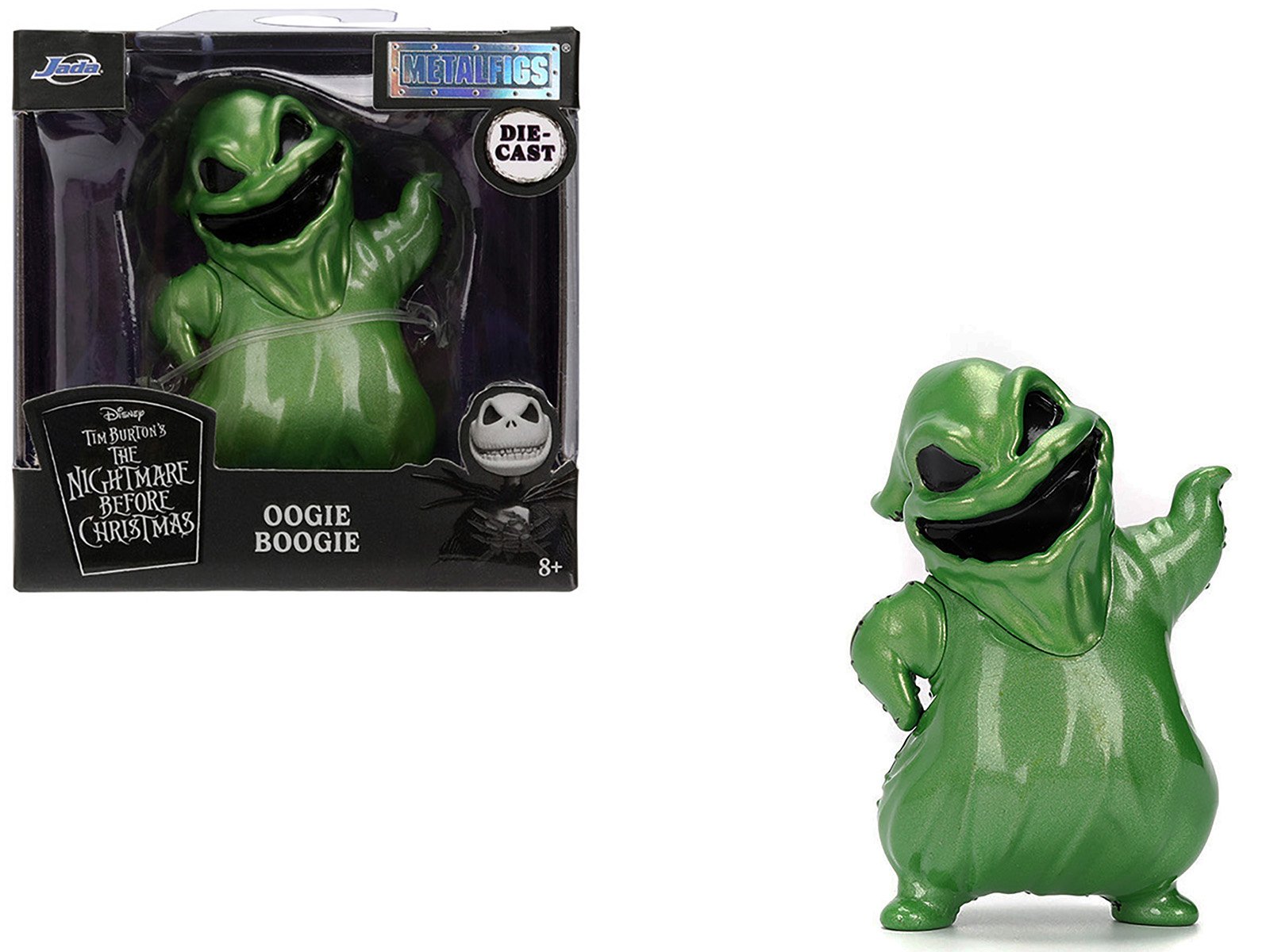 oogie boogie 2.75" diecast figure "the nightmare before christmas" (1993) movie "metalfigs" series by jada oogie boogie 2.75" diecast figure "the nightmare before christmas" (1993) movie "metalfigs" series by jada