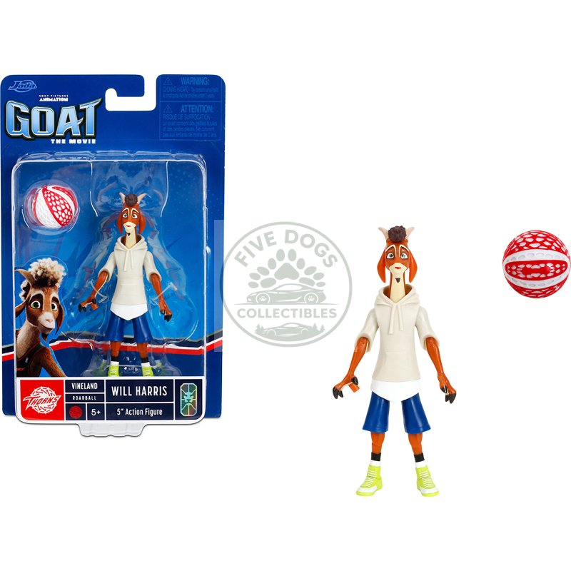 will harris 5" moveable figure with basketball (gym clothes version) "goat" (2026) movie model by jada