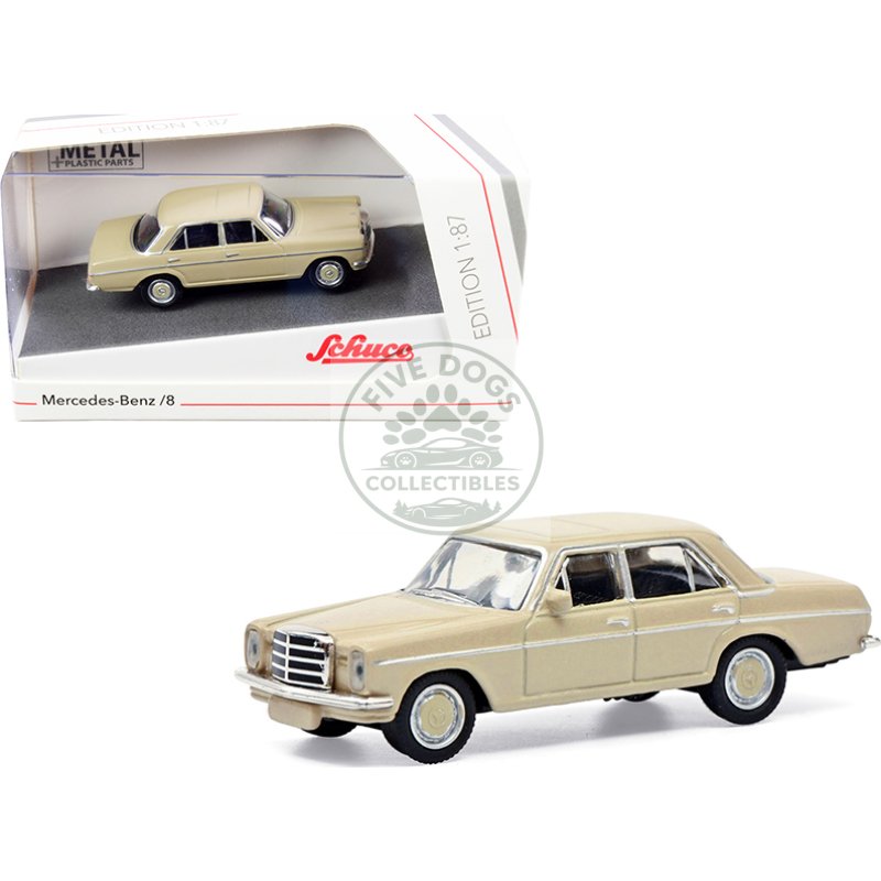 mercedes benz 8 beige 1/87 (ho) diecast model car by schuco