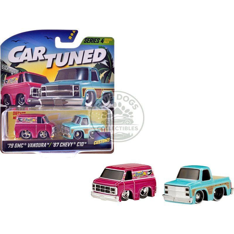 "customs" series 4 double pack set of 2 cars diecast model cars by cartuned