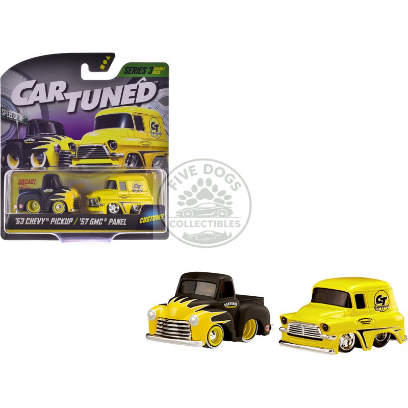 "customs" series 3 double pack set of 2 cars diecast model cars by cartuned