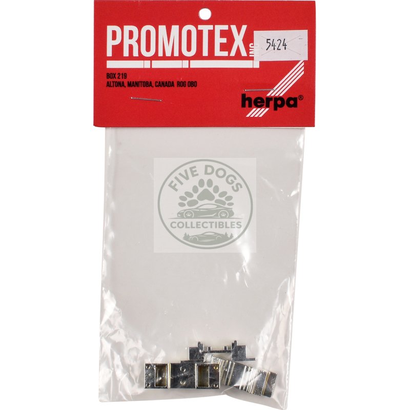 peterbilt truck steps chrome set of 3 pieces 1/87 (ho) plastic model by promotex