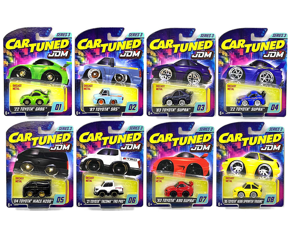 jdm tuners series 3 set of 8 pieces diecast model cars by cartuned jdm tuners series 3 set of 8 pieces diecast model cars by cartuned