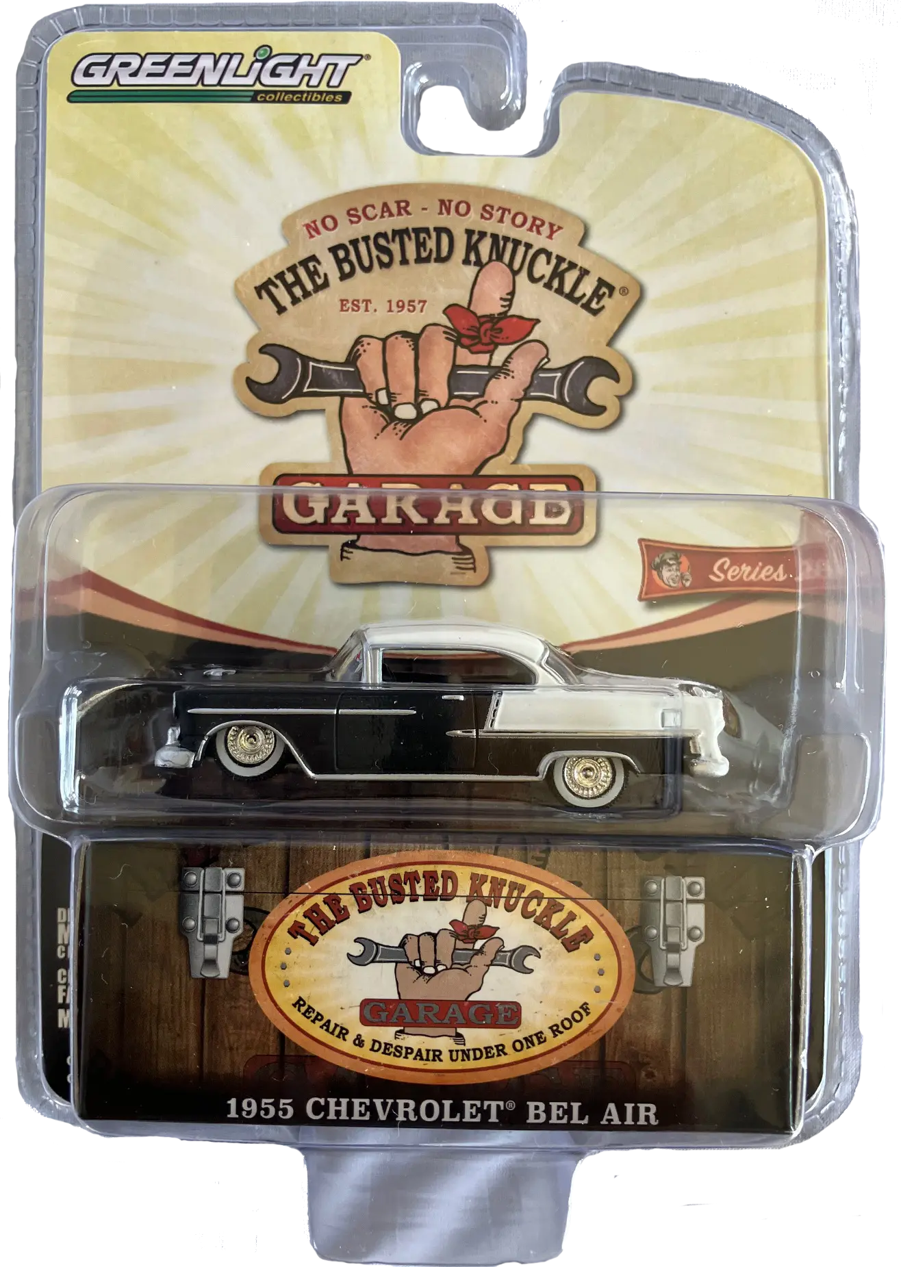 greenlight busted knuckle garage 1955 chevrolet bel air greenlight busted knuckle garage 1955 chevrolet bel air