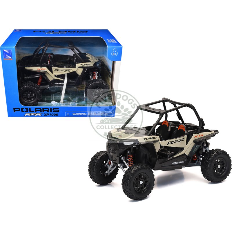 polaris rzr xp 1000 dune buggy sand metallic 1/18 diecast model by new ray
