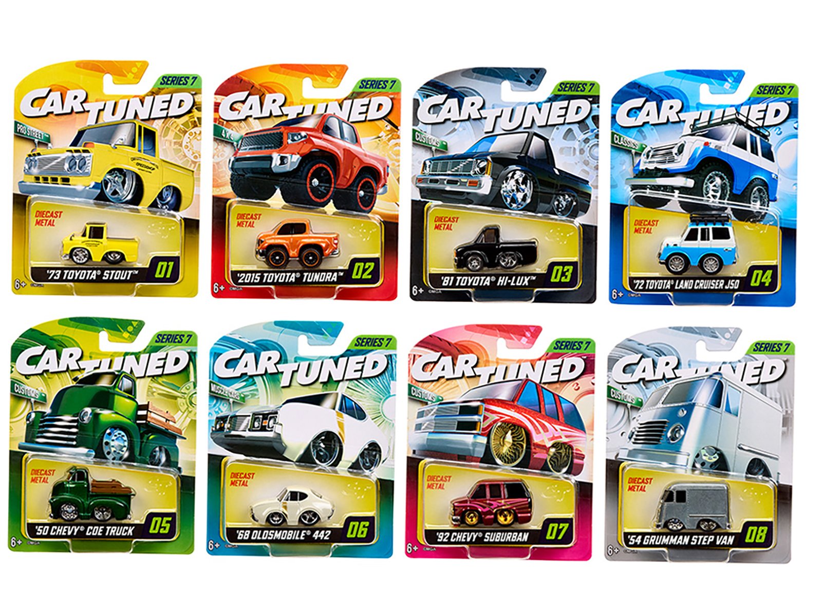 "mainline" 2025 series 7 set of 8 pieces diecast model cars by cartuned "mainline" 2025 series 7 set of 8 pieces diecast model cars by cartuned