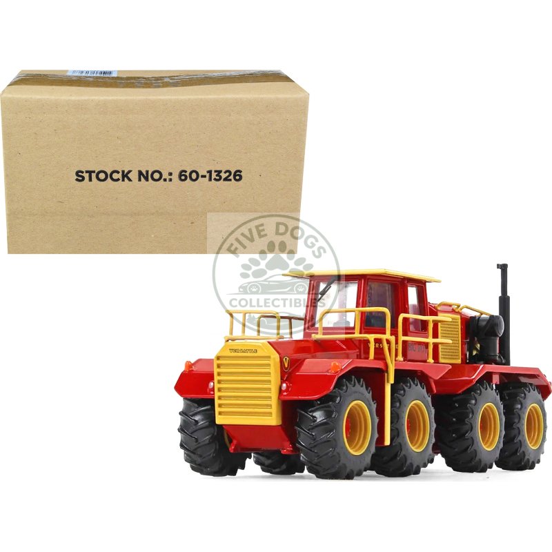 versatile "big roy" 1080 tractor (restoration version) red and yellow 1/64 diecast model by first gear