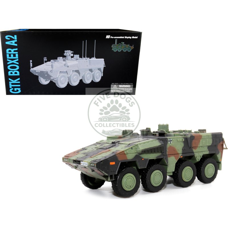 german boxer a2 mrav (multi role armored vehicle) camouflage "neo dragon armor" series 1/72 plastic model by dragon models