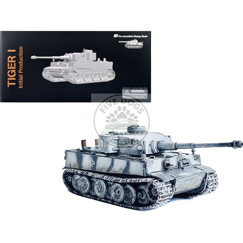 germany tiger i initial production tank "s.pz.abt.502 mga" (1942) "neo dragon armor" series 1/72 plastic model by dragon models