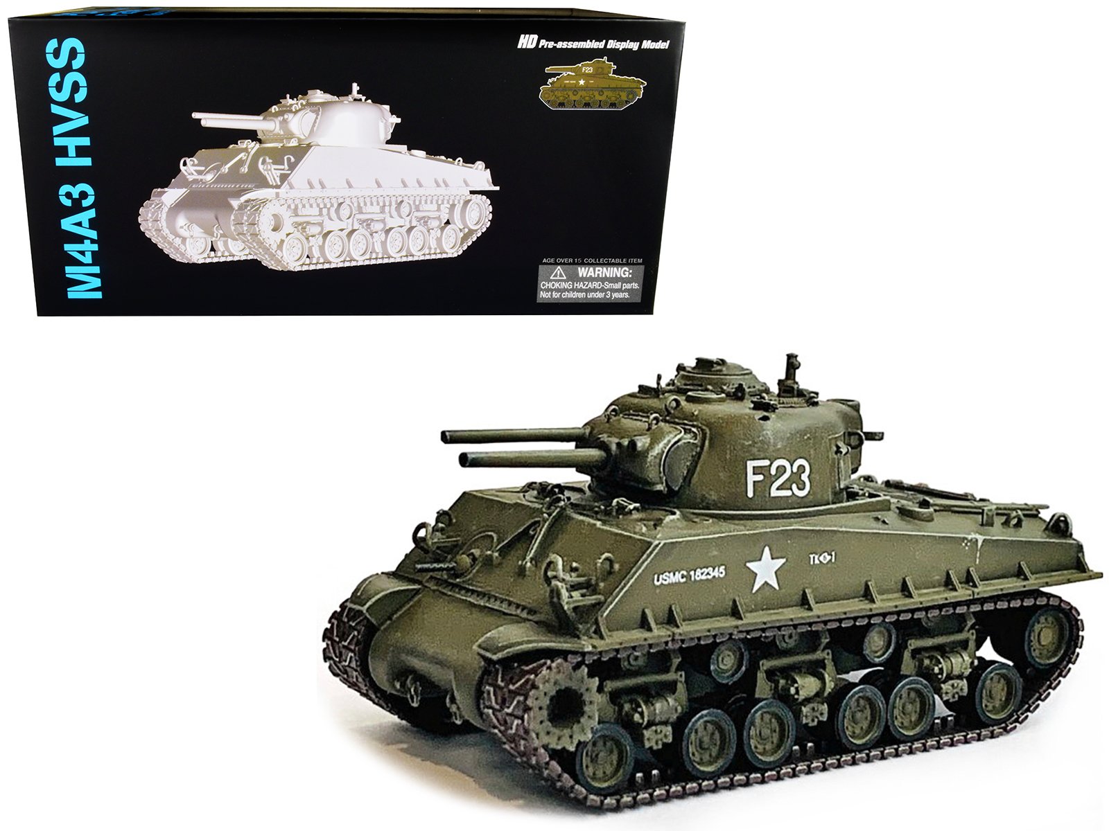 united states m4a3 hvss poa cws h5 flamethrower tank olive drab f 23 "us marine corps korea" (1951) "neo dragon armor" series 1/72 plastic model by dragon models united states m4a3 hvss poa cws h5 flamethrower tank olive drab f 23 "us marine corps korea" (1951) "neo dragon armor" series 1/72 plastic model by dragon models