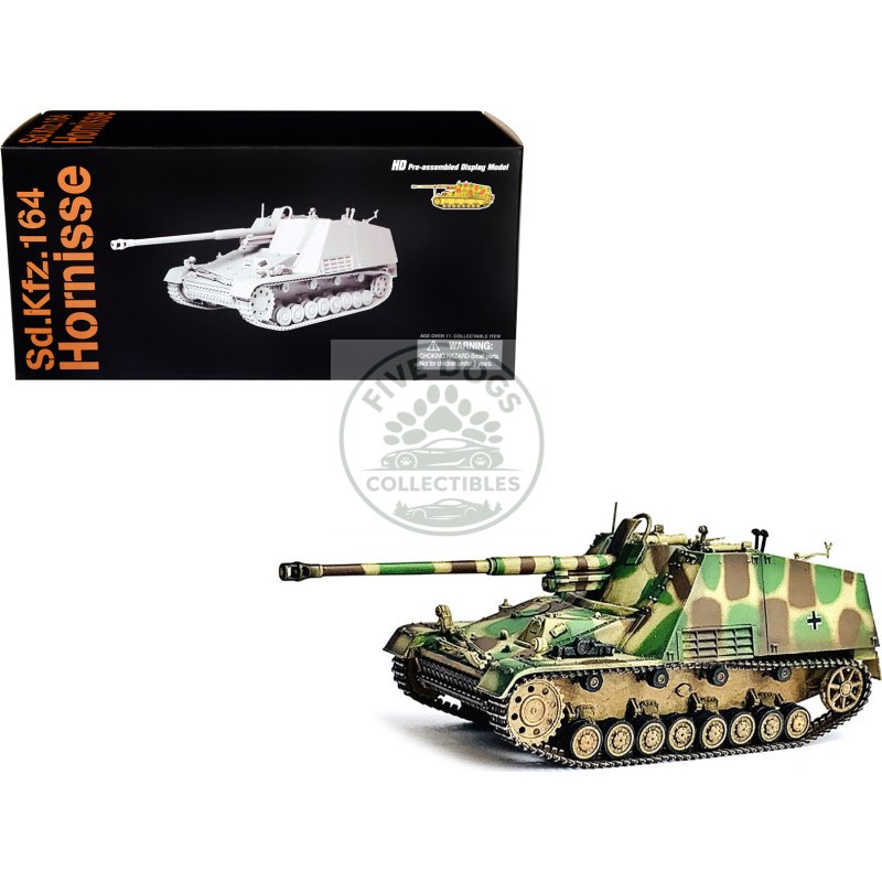 german sd.kfz.164 hornisse "nashorn" armored vehicle "german army" "neo dragon armor" series 1/72 plastic model by dragon models