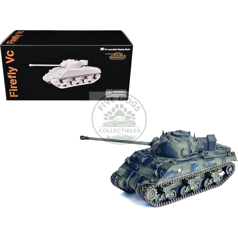 british sherman firefly vc tank "1st armoured division normandy france" (1944) "neo dragon armor" series 1/72 plastic model by dragon models