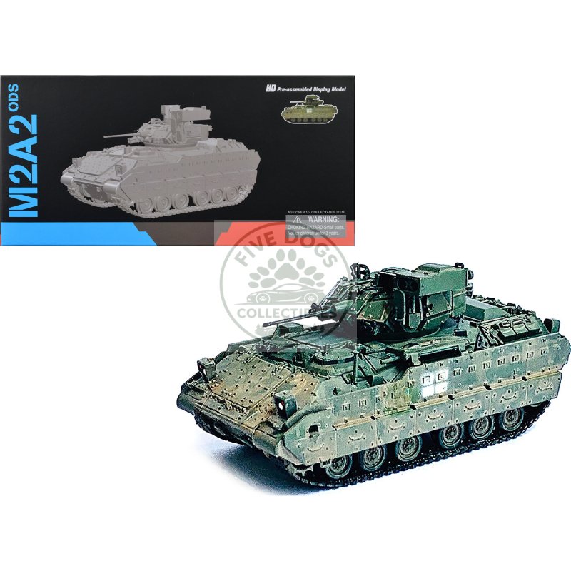 ukraine m2a2 ods light tank green camouflage (weathered) "neo dragon armor" series 1/72 plastic model by dragon models
