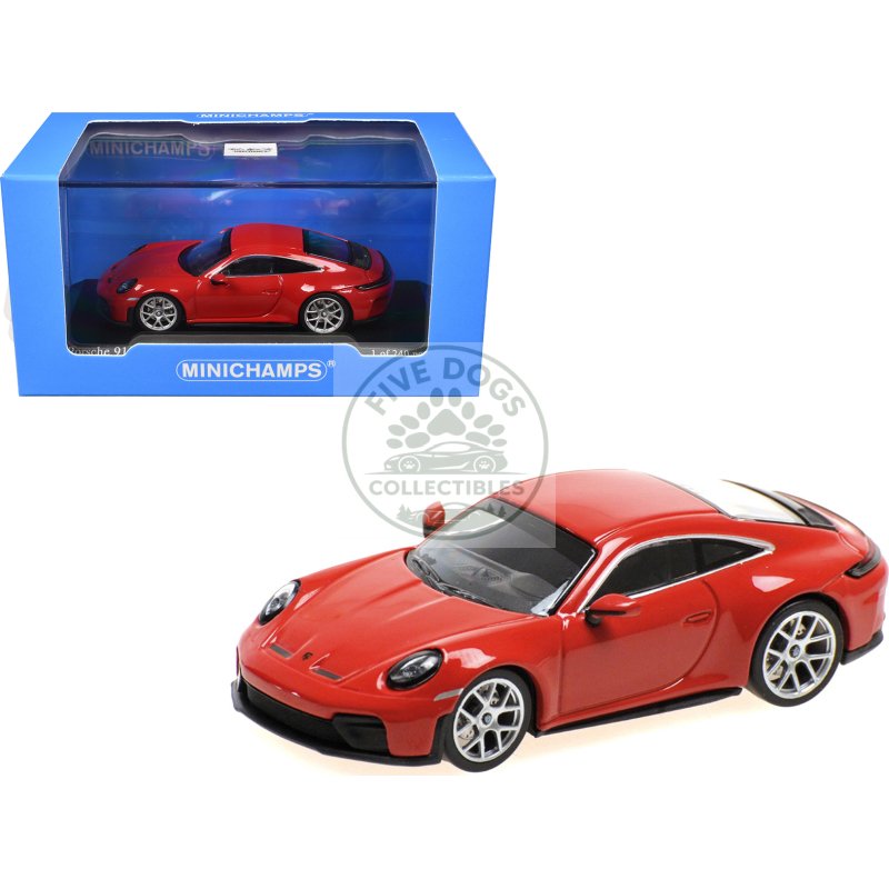 2025 porsche 911 (992.2) gt3 touring red limited edition to 240 pieces worldwide 1/64 diecast model car by minichamps