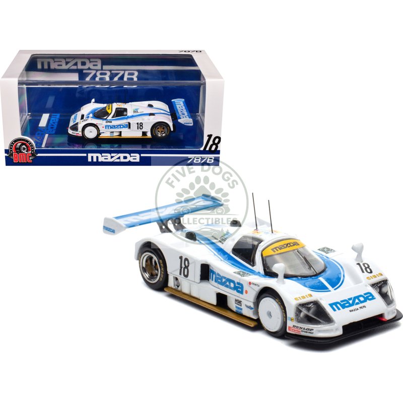 mazda 787b #18 stefan johansson david kennedy maurizio sandro sala "mazdaspeed" "24 hours of le mans" (1991) 1/64 diecast model car by bm creations